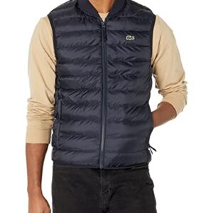Lacoste Men's Padded Water-Repellent Vest Jacket